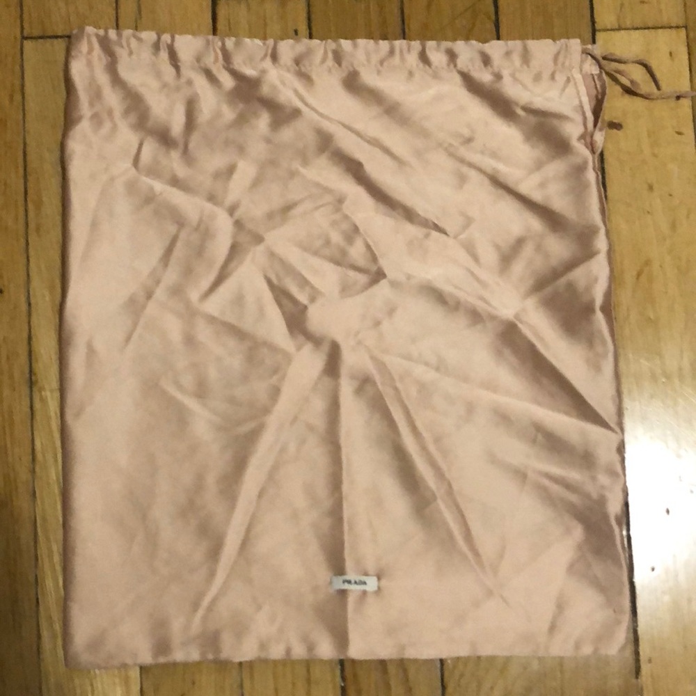 Silk Blush Prada Dust Bag